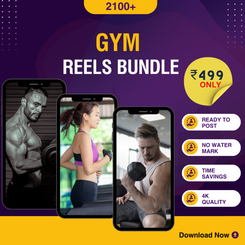 2100+ GYM & Fitness Reels Bundle